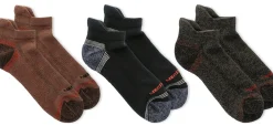 Online Merrell Repreve 3-Pack Low Cut Tab Socks Brick