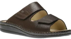 Online Finn Comfort Riad Men's Brown Leather Slide Sandal