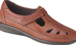 SAS Shoes Roamer Chestnut Brown Leather Slip-On Loafer