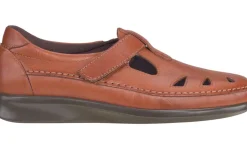 SAS Shoes Roamer Chestnut Brown Leather Slip-On Loafer