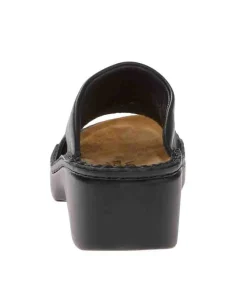 Clearance Naot Rome Black Leather Slide Sandal