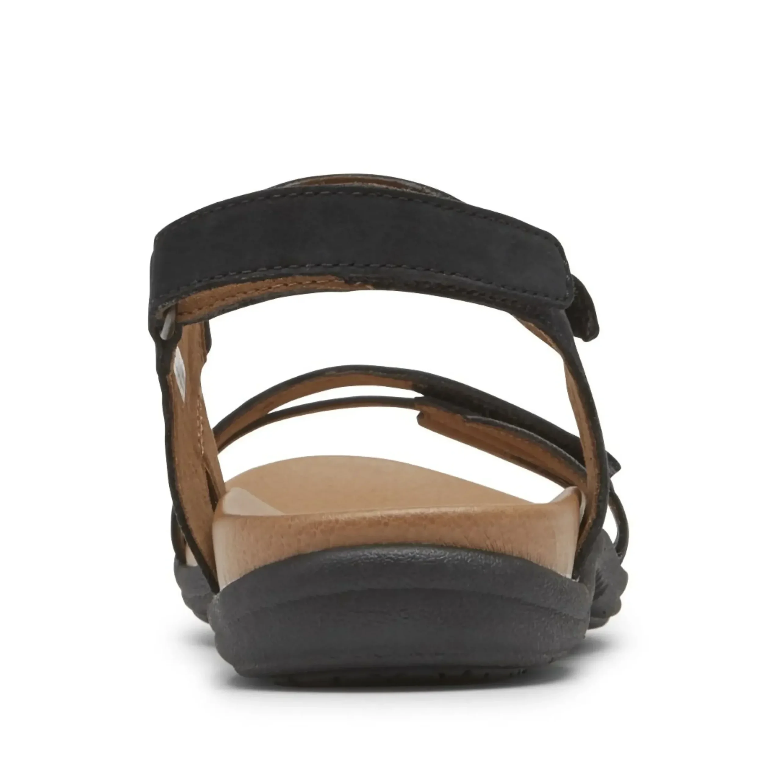 New Cobb Hill Rubey Black Three Strap Sandal