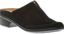 New Jenny by Ara Ruffina Black Nubuck Leather Clog