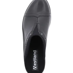 Online Romika Saint Tropez 271 Black Leather Clog