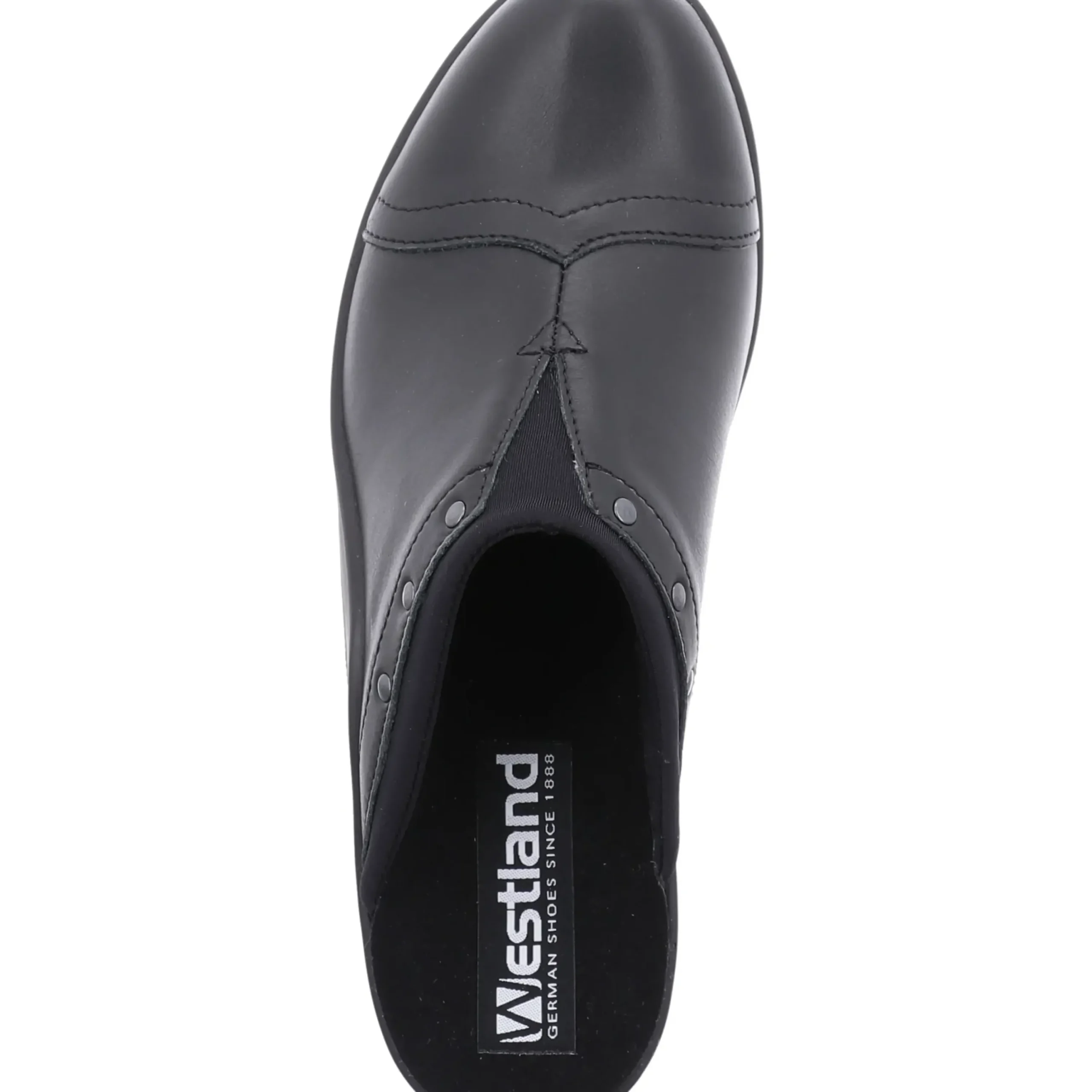 Online Romika Saint Tropez 271 Black Leather Clog
