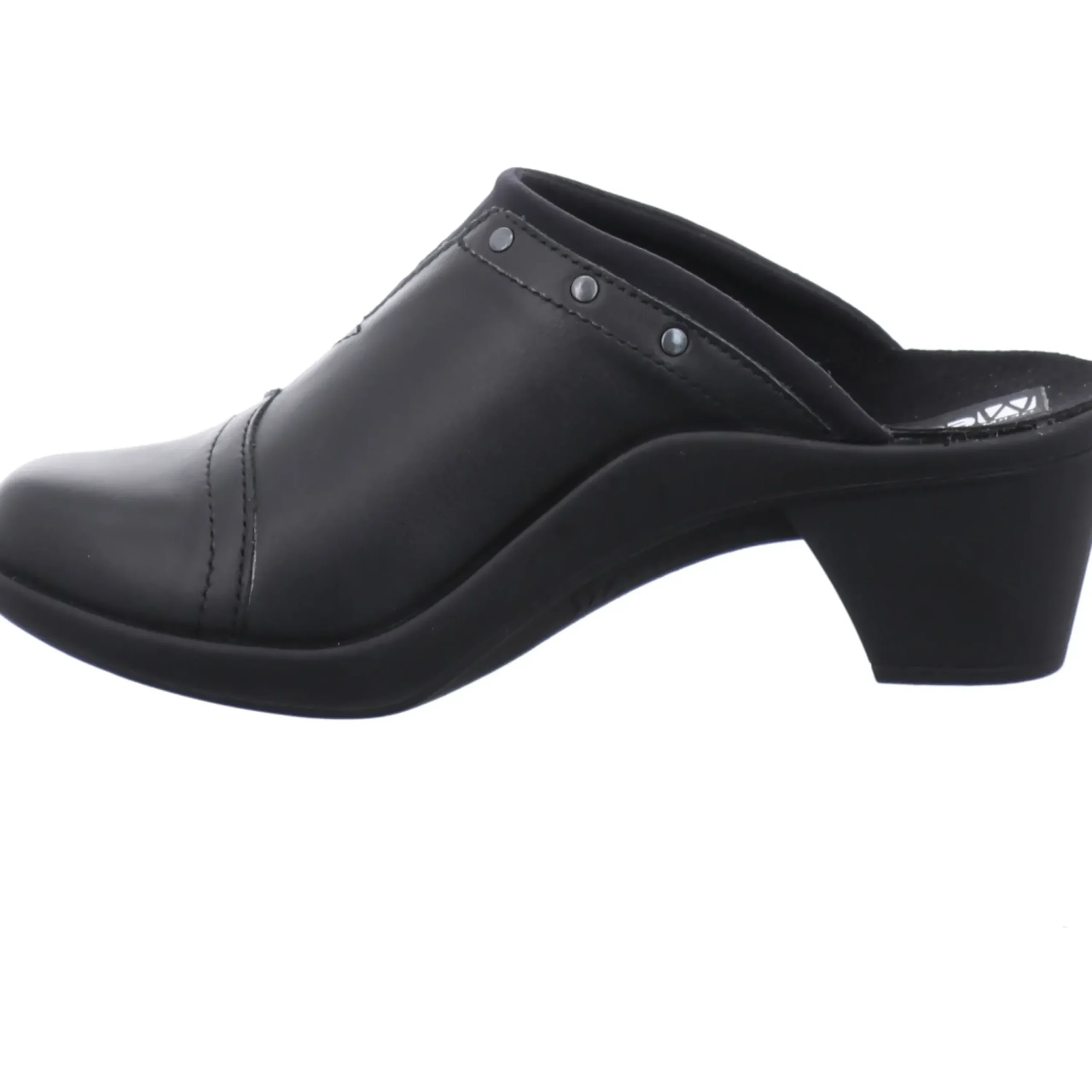 Online Romika Saint Tropez 271 Black Leather Clog