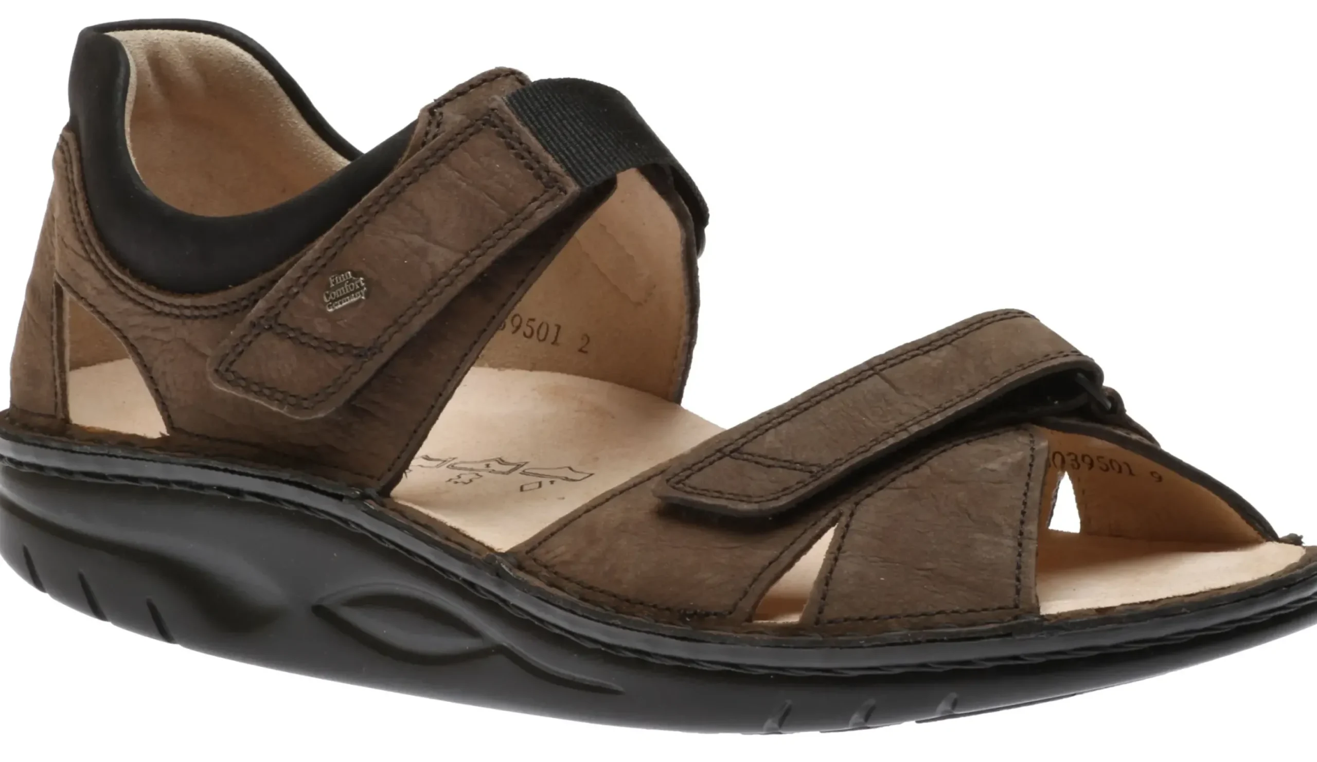 Hot Finn Comfort Samara Men's Brown Nubuck Sandal