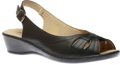 Online Soleflex Italy Sandal Black Leather