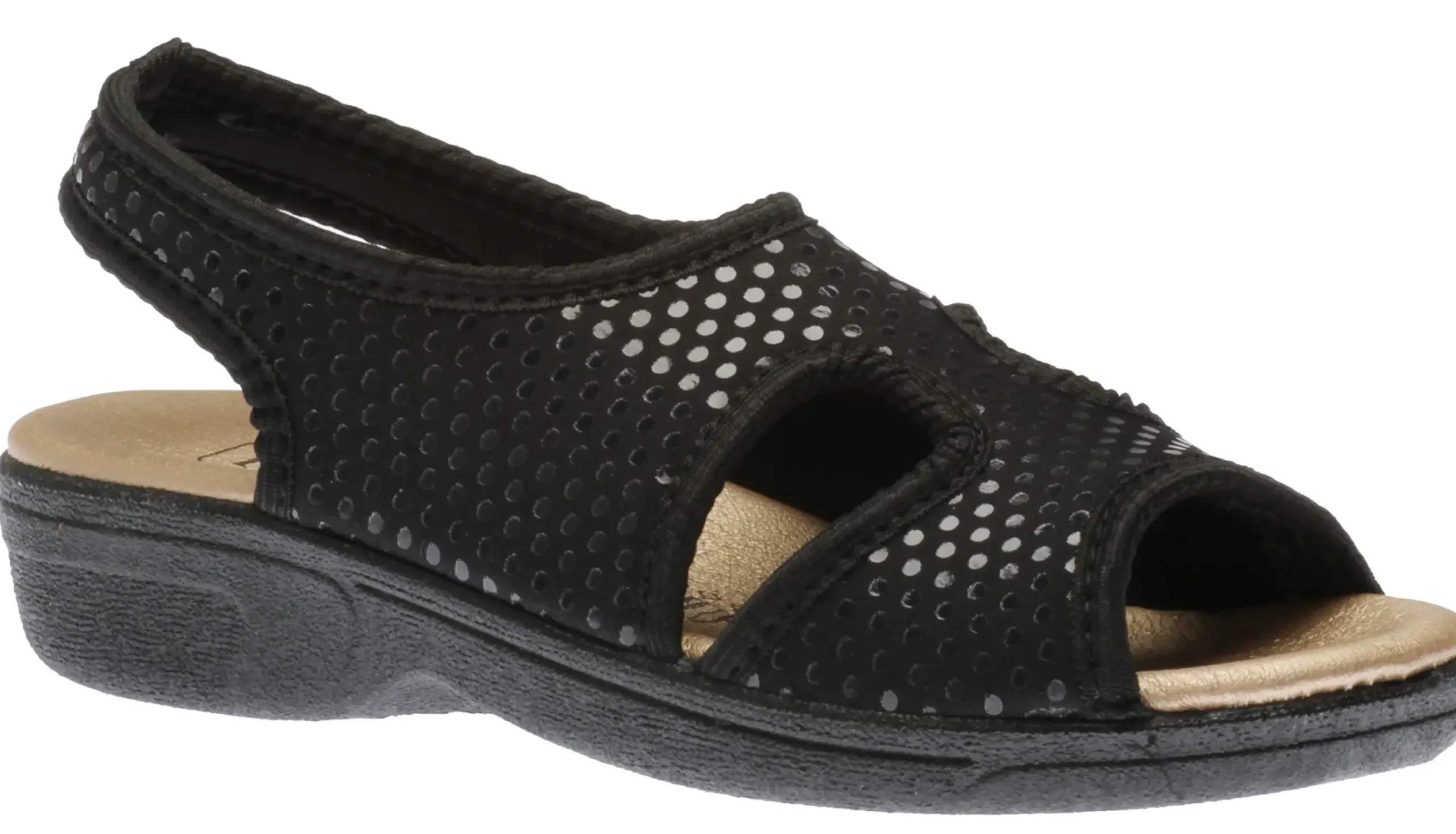 Clearance Italian Comf Sandal Black Pd