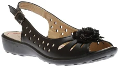 New Soleflex Italy Sandals Black
