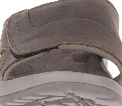Merrell Sandspur 2 Earth Brown Leather Slide Sandal