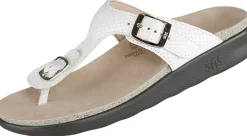 Online SAS Shoes Sanibel White Snake Thong Sandal