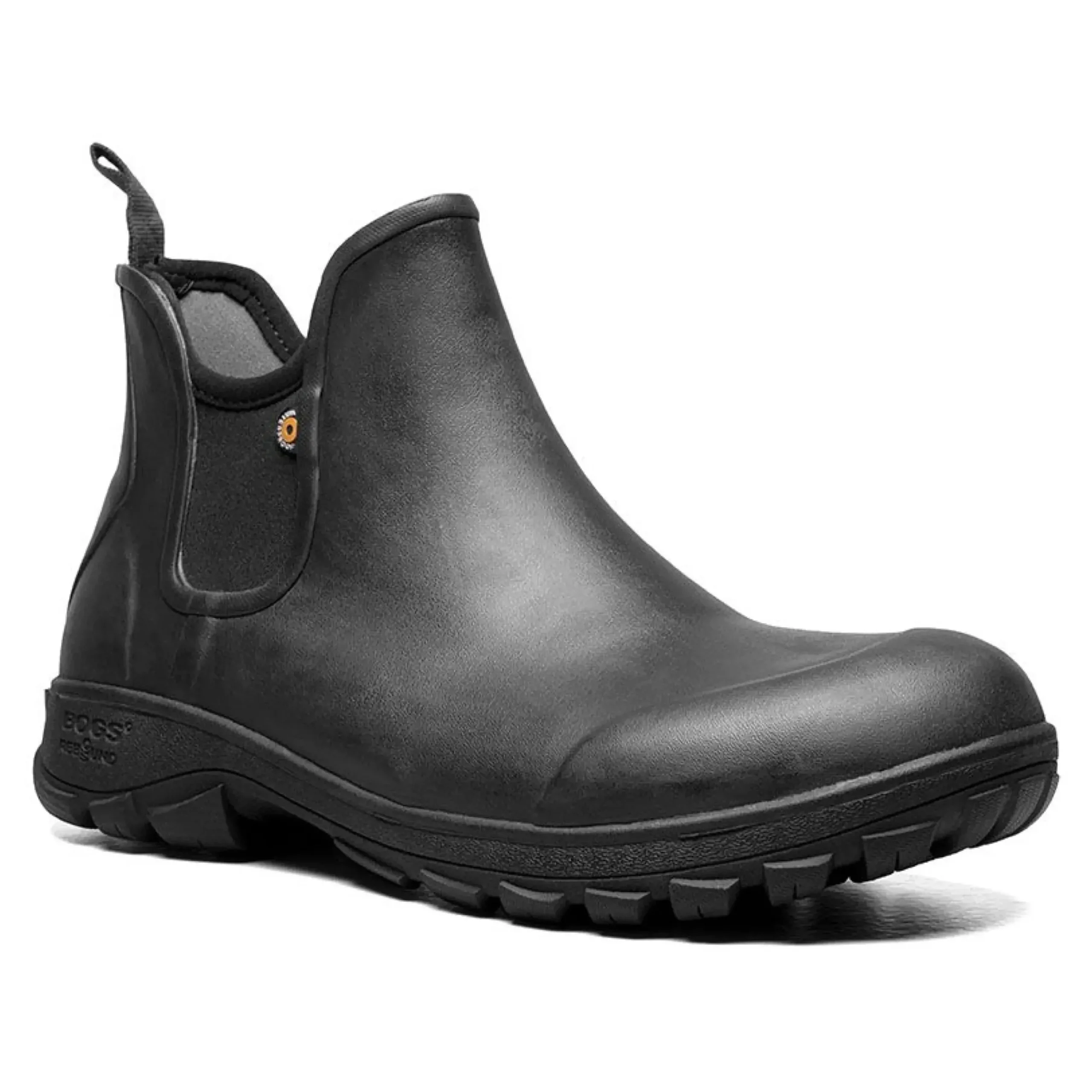 Best Bogs Sauvie Black Slip-On Waterproof Chelsea Boot