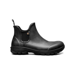Best Bogs Sauvie Black Slip-On Waterproof Chelsea Boot