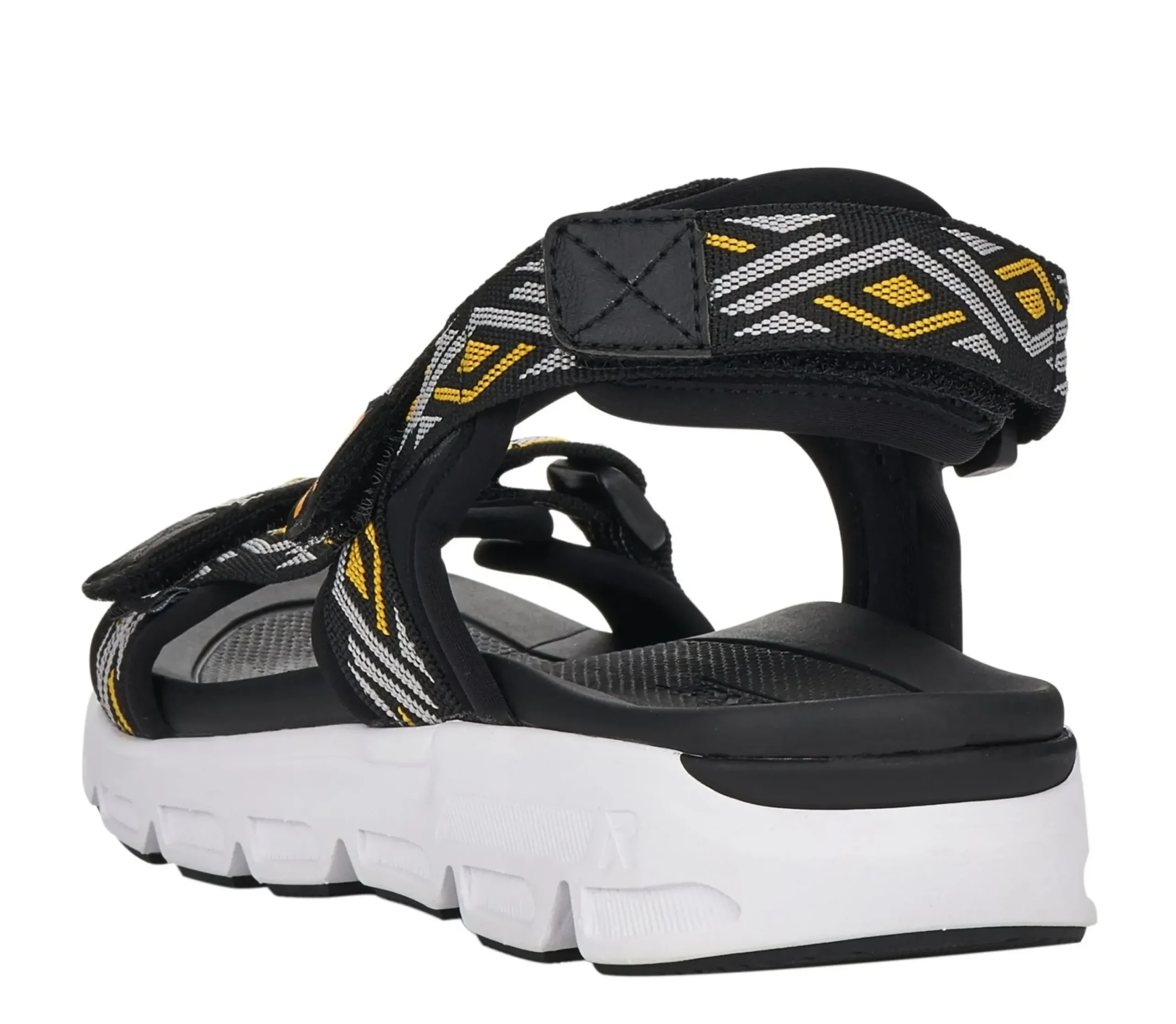 Online R EVOLUTION Scuba Black Yellow Sport Sandal