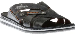 Rieker Serbia Denim Blue Slide Sandal