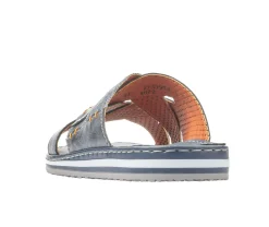 Rieker Serbia Denim Blue Slide Sandal