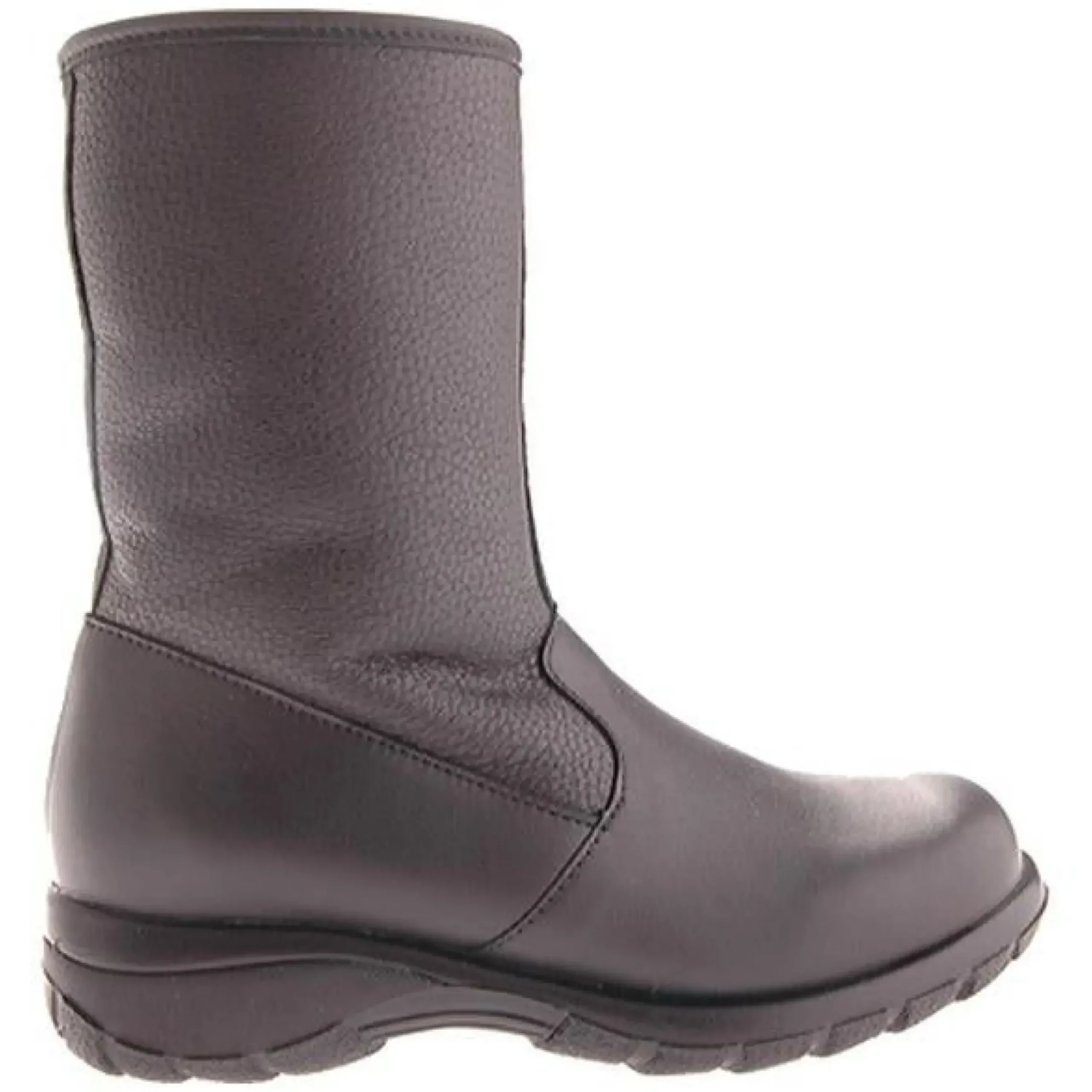 Online Toe Warmers Shield Black Leather Mid-Calf Winter Boot