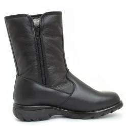 Online Toe Warmers Shield Black Leather Mid-Calf Winter Boot