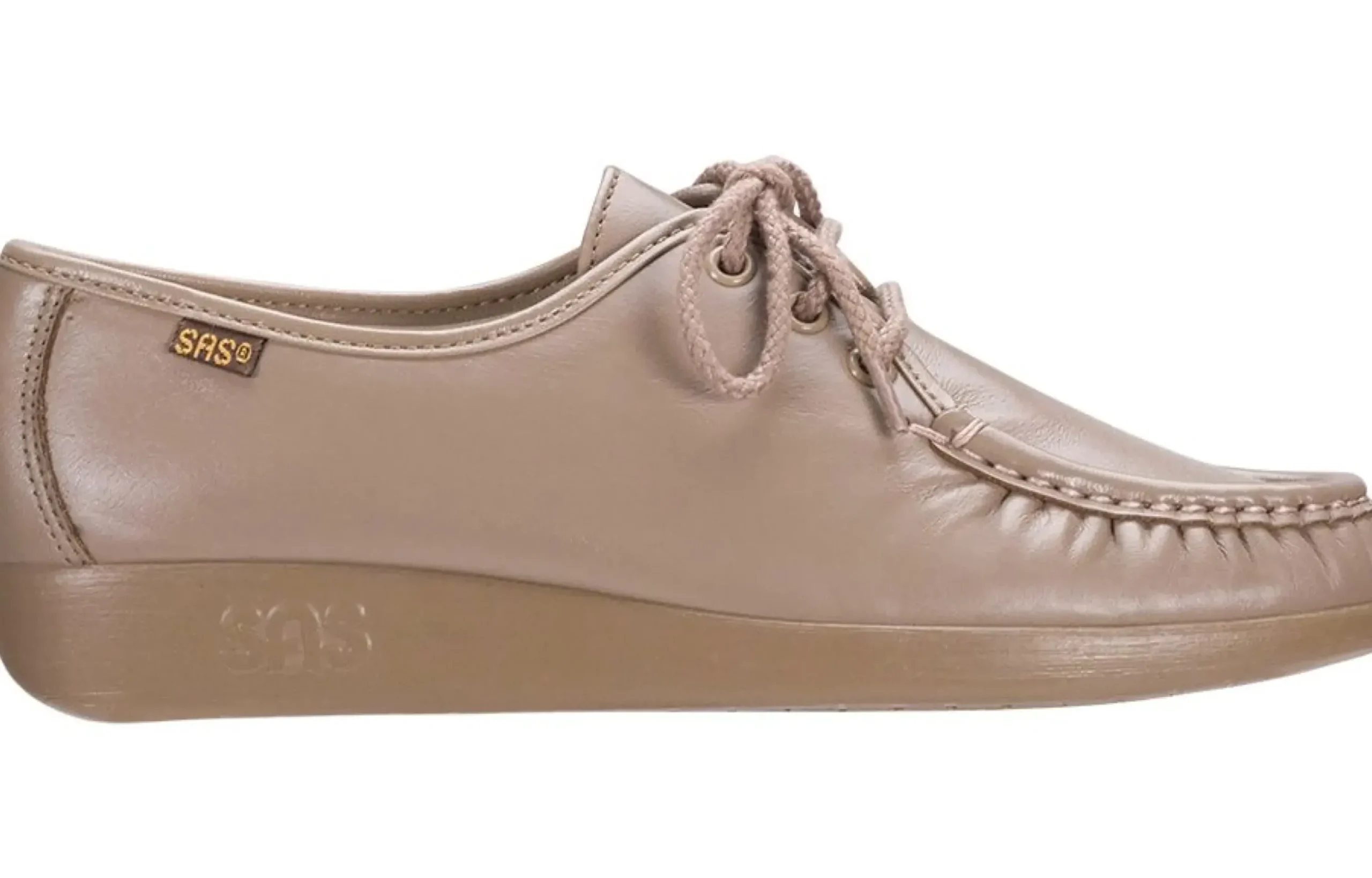 Clearance SAS Shoes Siesta Mocha Leather Lace-Up Loafer