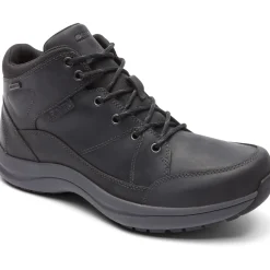 New Dunham Simon Black Leather Waterproof Boot