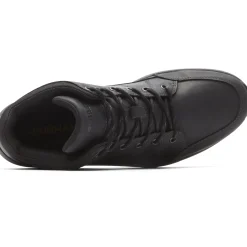 New Dunham Simon Black Leather Waterproof Boot