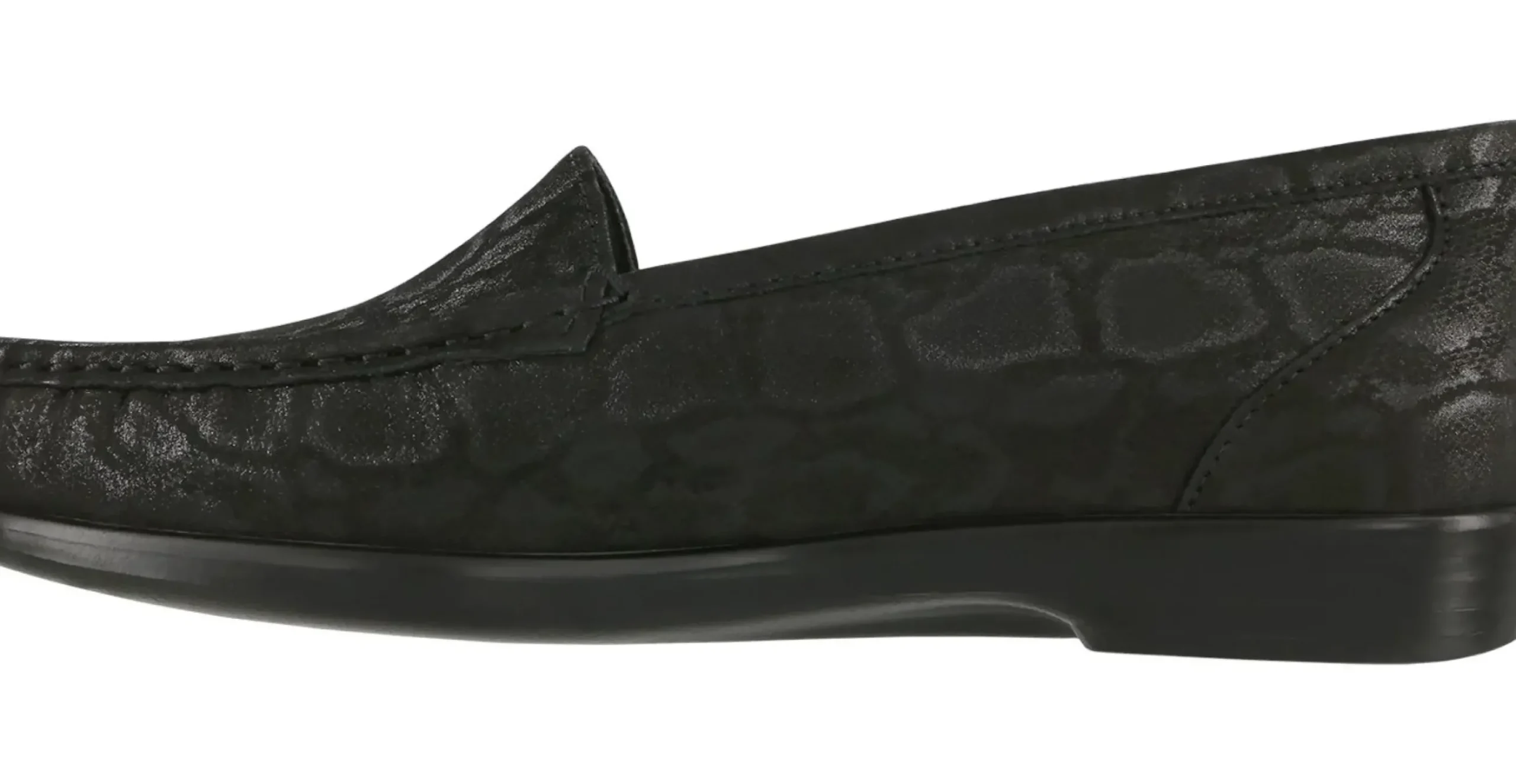 Sale SAS Shoes Simplify Black Nero Snake Slip On Loafer