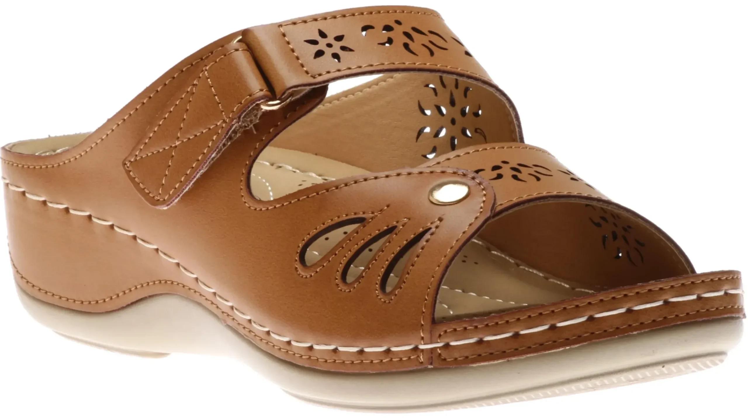 Stefannia Italy Slide Camel
