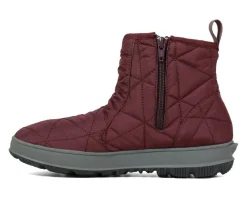 Outlet Bogs Snowday Low Wine Lightweight Insulated Winter Boot