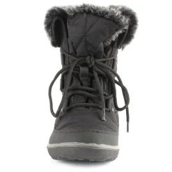 Wanderlust Snowflake Black Lace-Up Winter Boot