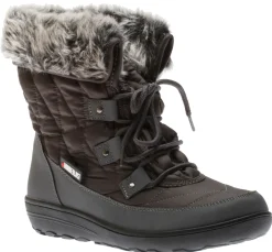 New Wanderlust Snowflake Grey Lace-Up Winter Boot