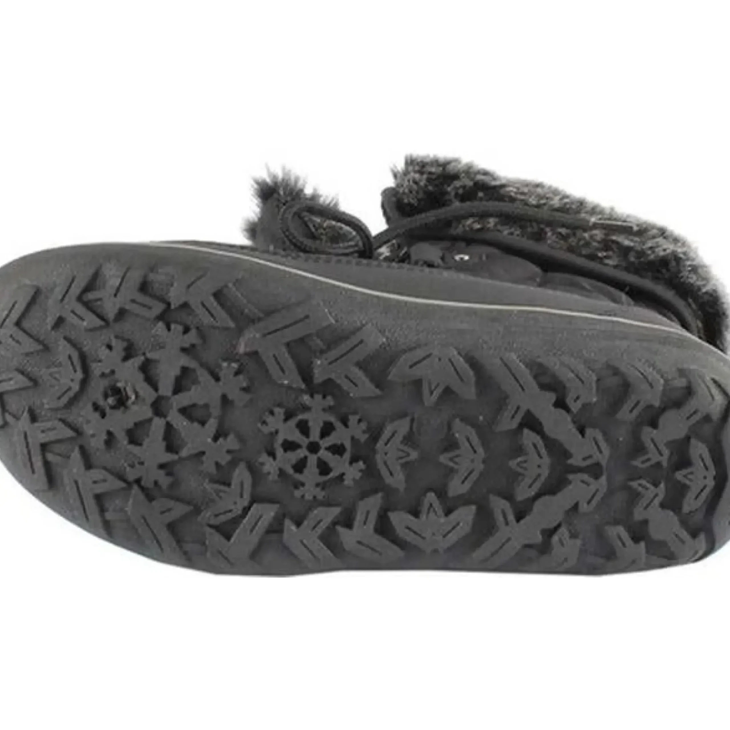 New Wanderlust Snowflake Grey Lace-Up Winter Boot