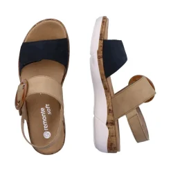 Hot Remonte Soft 2 Velcro Biege