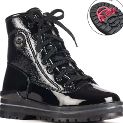 Online Olang Sound Black Patent Winter Boot