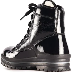 Online Olang Sound Black Patent Winter Boot