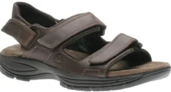 Discount Dunham St Johnsbury Brown Leather Adjustable Sandal