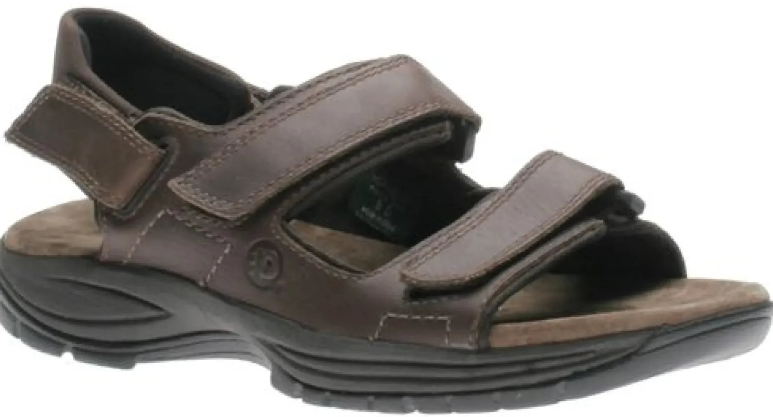 Discount Dunham St Johnsbury Brown Leather Adjustable Sandal