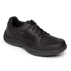 Outlet Dunham Stephen Black Leather Waterproof Shoe
