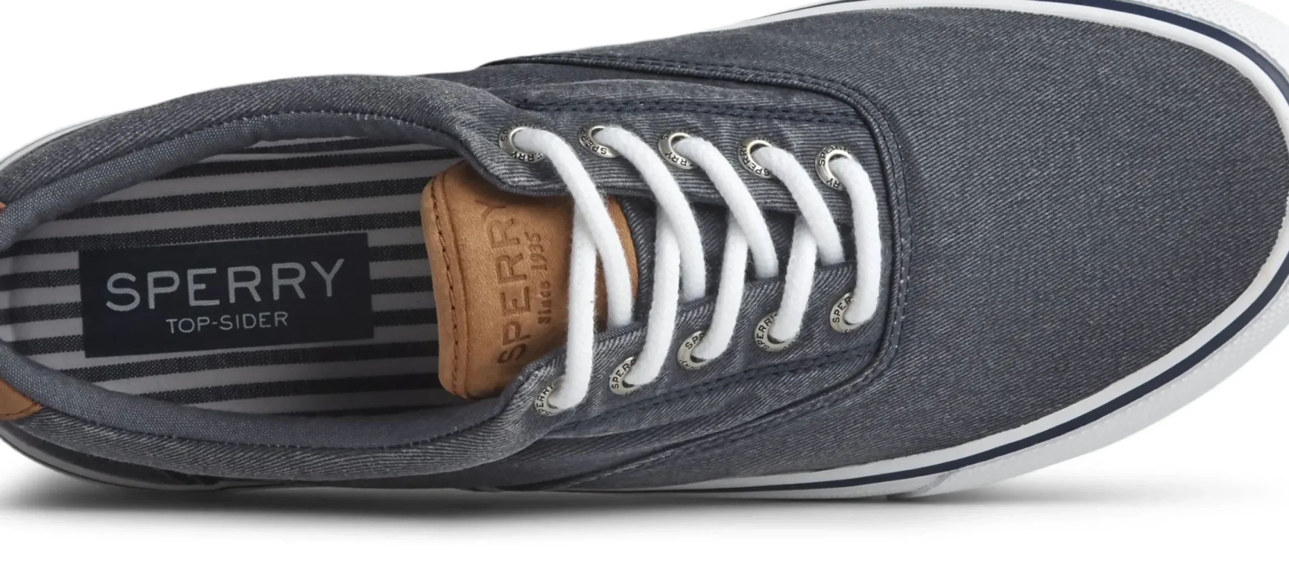 Online Sperry Striper Ii Cvo Navy Canvas Lace-Up Sneaker