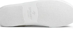 Discount Sperry Striper Ii Cvo White Canvas Lace-Up Sneaker