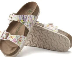Clearance Birkenstock Sydney Vegan Birko-Flor Light Rose Double Strap Slide Sandal