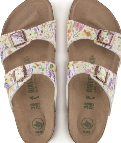 Clearance Birkenstock Sydney Vegan Birko-Flor Light Rose Double Strap Slide Sandal