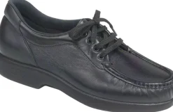 Sale SAS Shoes Take Time Black Leather Lace-Up Loafer