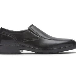 Outlet Rockport Tanner Black Leather Slip-On Dress Shoe