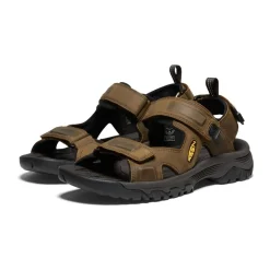 Clearance Keen Targhee Iii Bison Brown Leather Open Toe Hiking Sandal