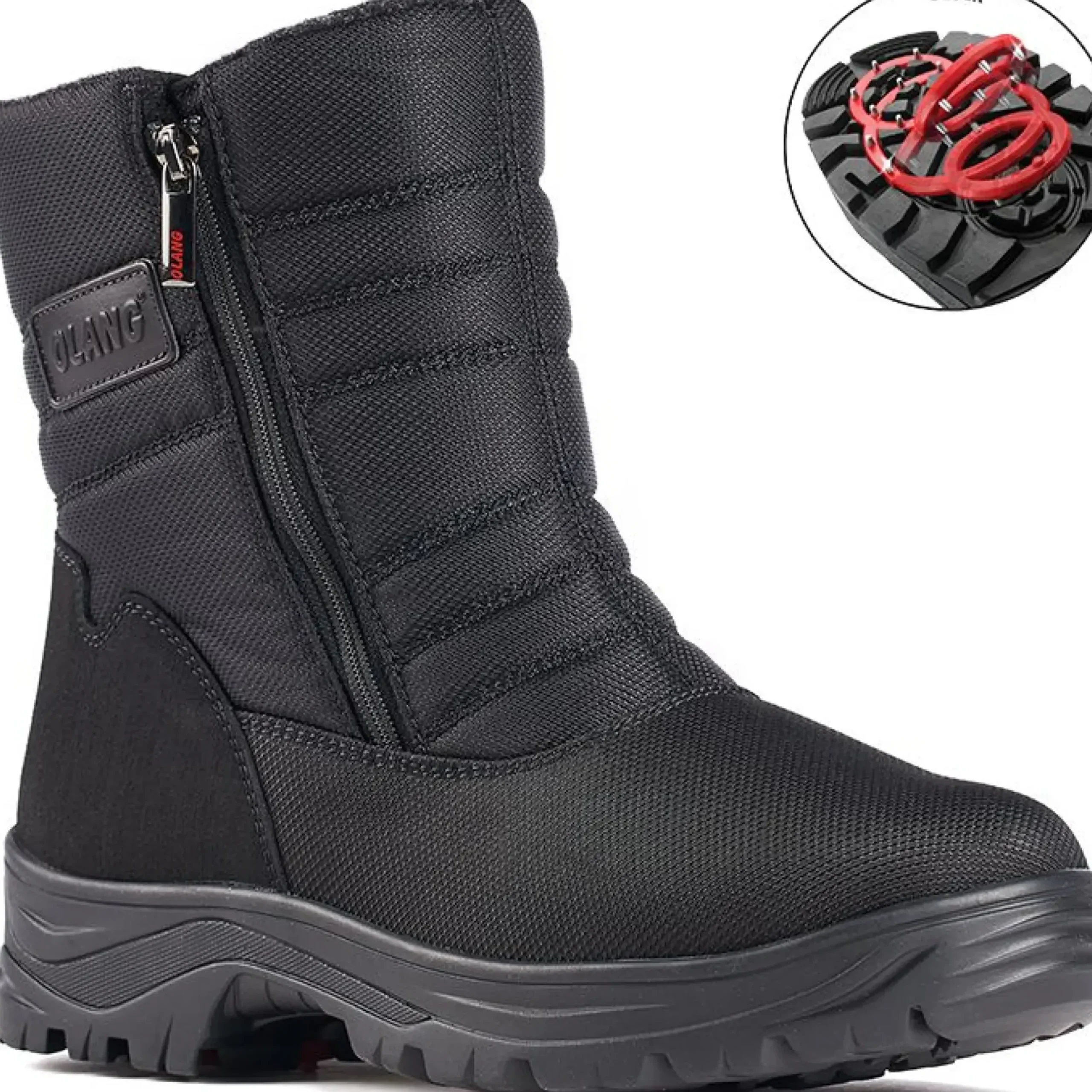 Hot Olang Tatra Zipper Black Winter Boot