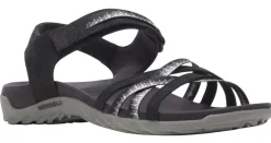 Clearance Merrell Terran 3 Cush Cross Black Sandal