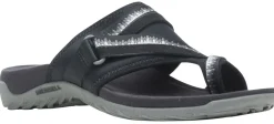 Outlet Merrell Terran 3 Cush Post 3 Black Wide Width Thong Sandal