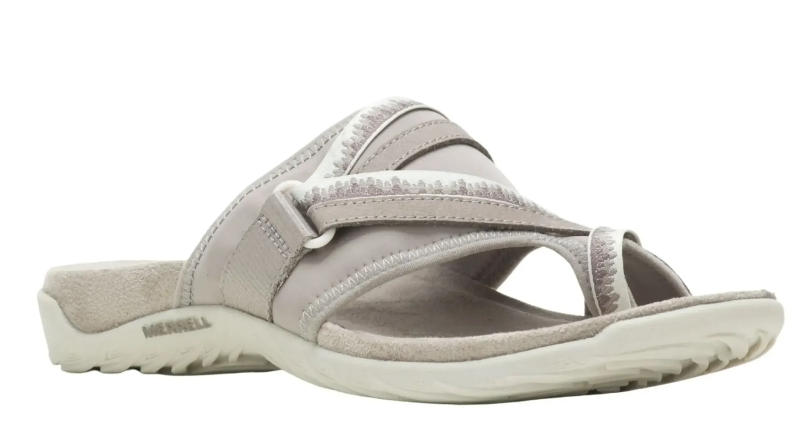 Merrell Terran 3 Cush Post Moon Beige Wide Width Thong Sandal