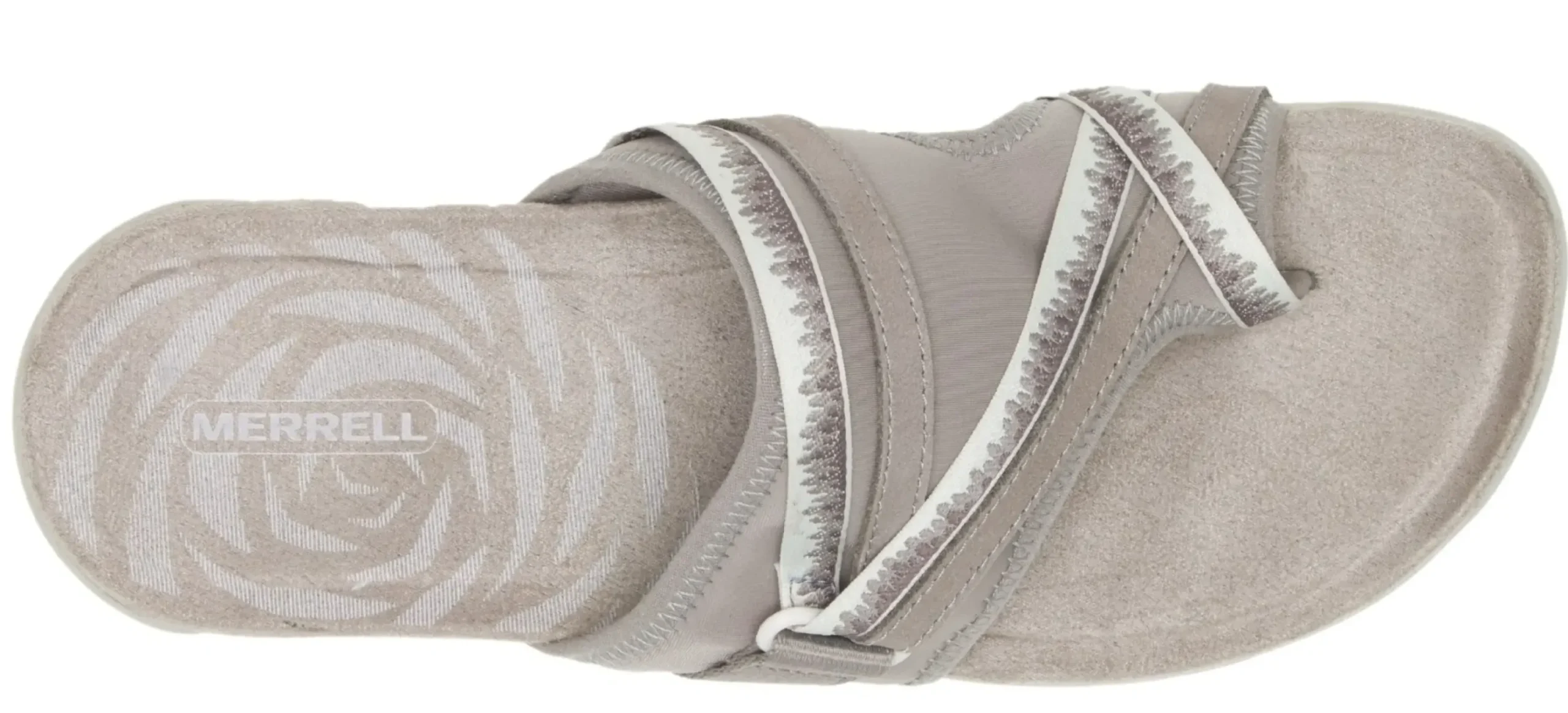 Merrell Terran 3 Cush Post Moon Beige Wide Width Thong Sandal